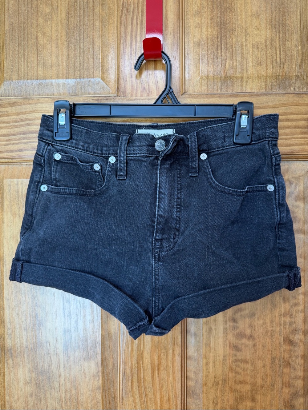 Madewell Black Women's High-Rise Denim Shorts- Size 24
